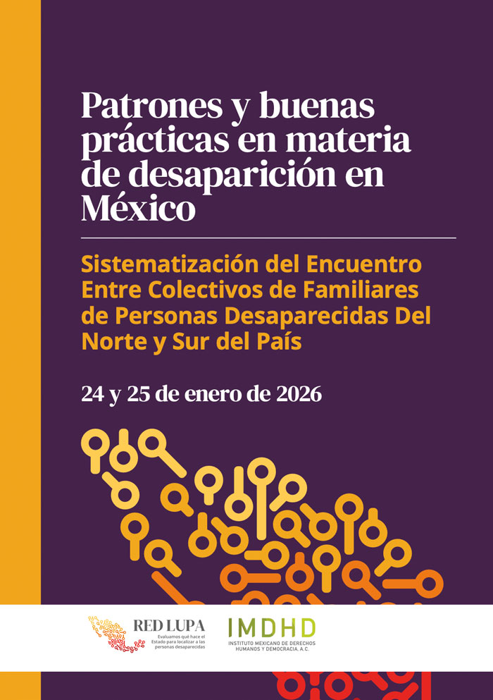Patrones y buenas
prácticas en materia
de desaparición en
México