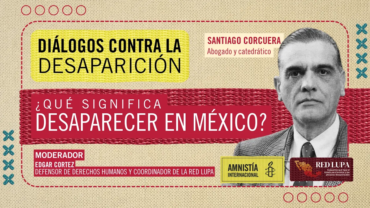 Portada del conversatorio con Santiago Corcuera